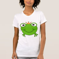 Príncipe do sapo. Sapo de sorriso com uma coroa