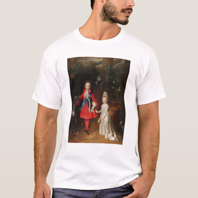 T-shirts Príncipe James Francis Edward Stuart (Frente)