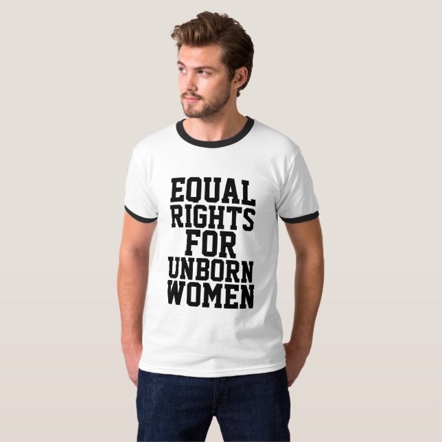 T-shirts PRIVADAS, IGUALDADE DE DIREITOS PARA AS M (Frente Completa)