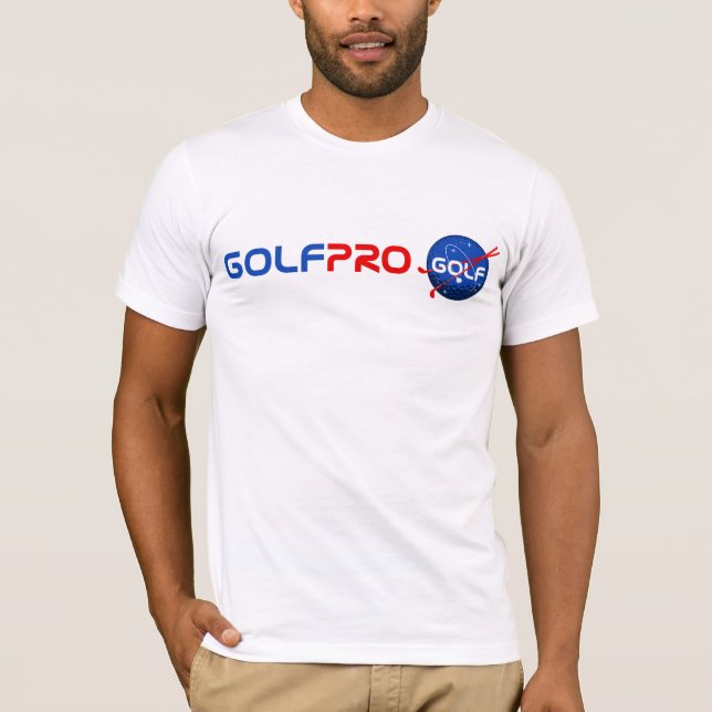 T-shirts Pro de golfe (Frente)
