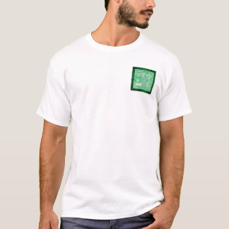 T-shirts Pro logotipo do verde da vida
