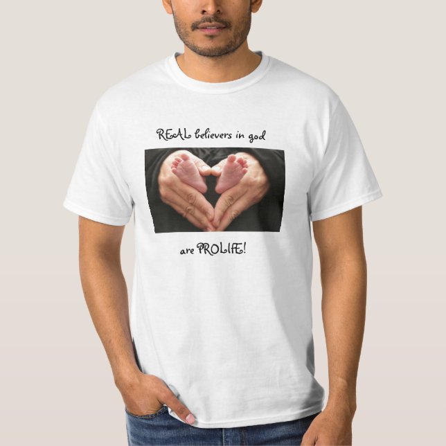 T-SHIRTS PRO-VIDA VERDADEIRA (Frente)
