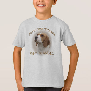 T-shirts Problema de meio expediente, anjo a tempo completo