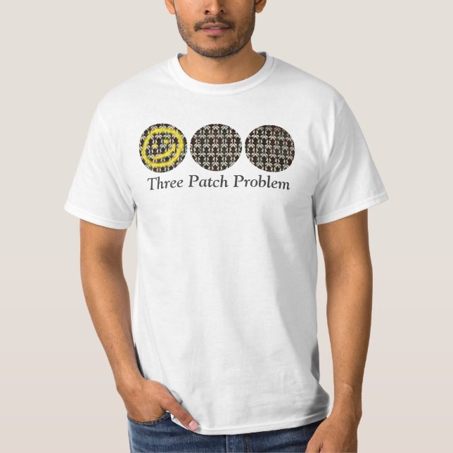 T-shirts Problema de três remendos (Frente)