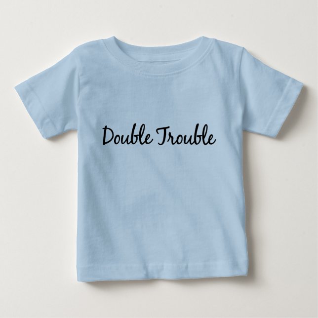 T-shirts Problema dobro (gêmeos) (Frente)