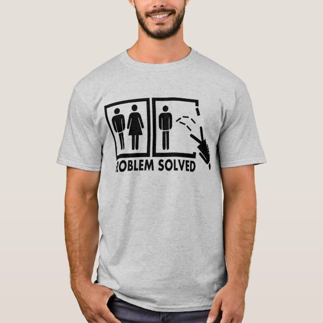 T-shirts Problema resolvido - mulher (Frente)