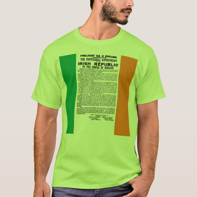 T-shirts Proclamação da ascensão da páscoa da República da (Frente)