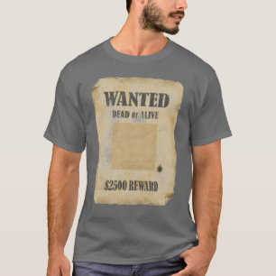 T-SHIRTS PROCURA-SE VIVO OU MORTO
