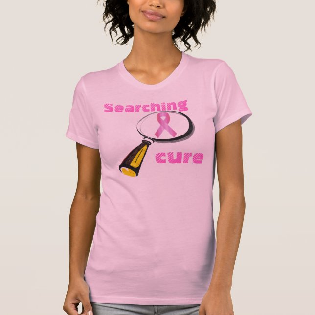 T-shirts procurar uma cura (Frente)