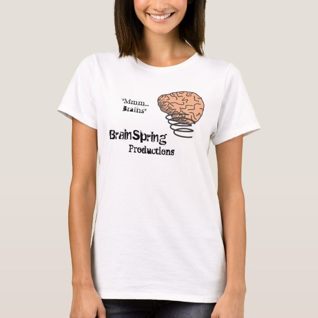 T-shirts Produções de BrainSpring (Frente)