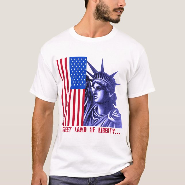 T-shirts Produtos da estátua da liberdade (Frente)