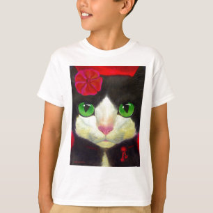 T-shirts Produtos do gato do smoking
