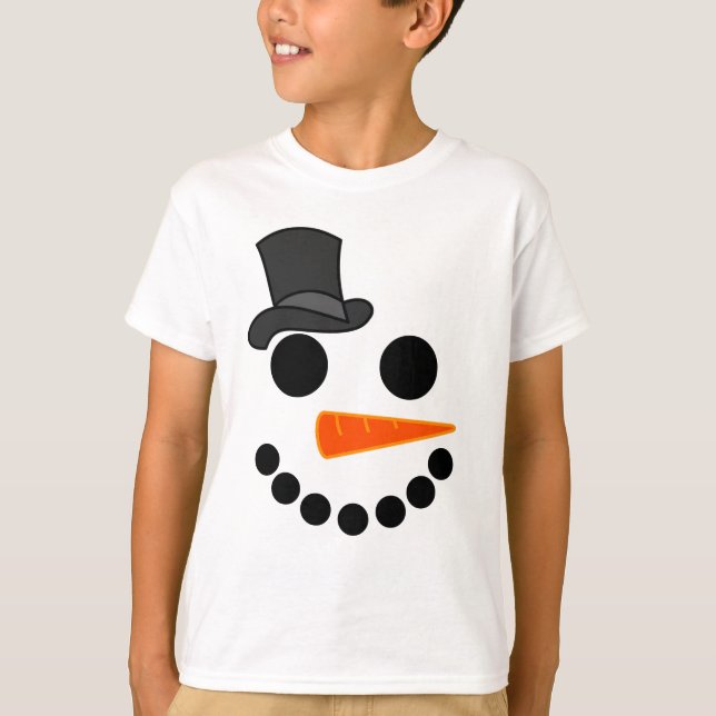 T-shirts Produtos Snowman Boy (Frente)