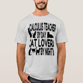 T-shirts Professor de Cálculos do Gato Lover