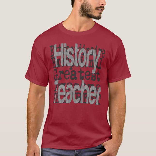 T-shirts Professor de História Extraordinário (Frente)
