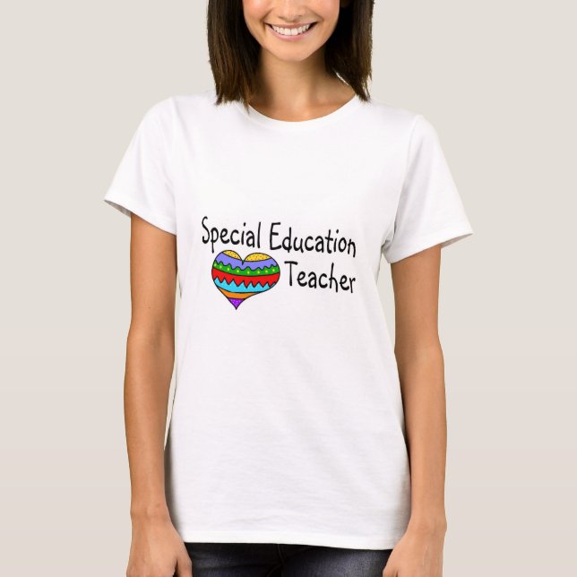 T-shirts Professor do ensino especial (Frente)