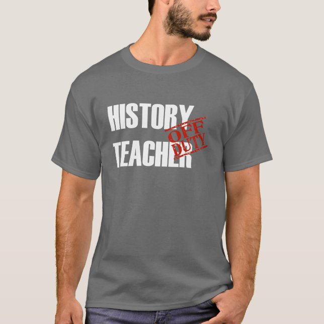 T-SHIRTS PROFESSOR FORA DE SERVIÇO DA HISTÓRIA (Frente)