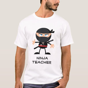 T-shirts Professor personalizado de Ninja dos desenhos