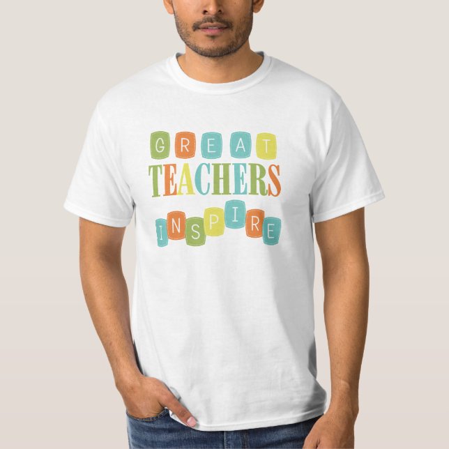 T-shirts Professores excelentes Inspiram (Frente)