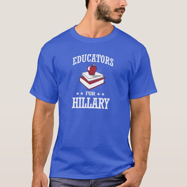 T-SHIRTS PROFESSORES PARA HILLARY (Frente)