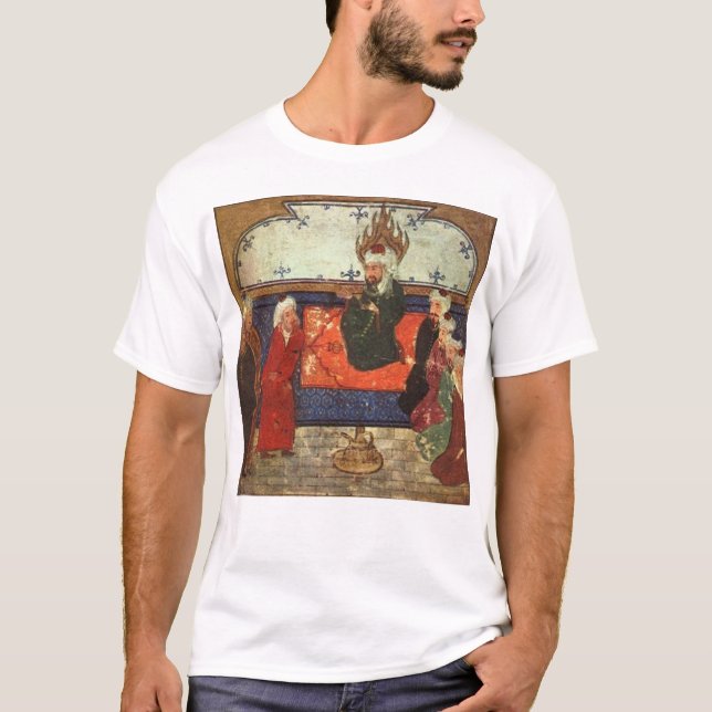 T-shirts Profeta em um Prayerrug (Frente)