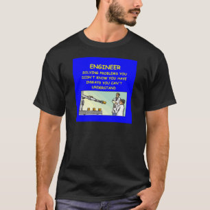 T-shirts projetando a piada