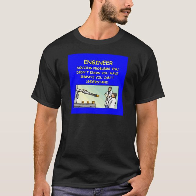 T-shirts projetando a piada (Frente)
