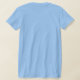 T-shirts Projete seus próprios azul de oceano e meia-noite (Laydown Back)