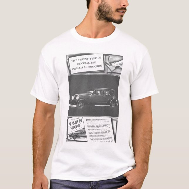 T-shirts Propaganda 1929 do vintage de Nash (Frente)