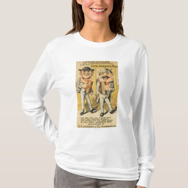T-shirts Propaganda da mastigação de Jackson a melhor (Frente)