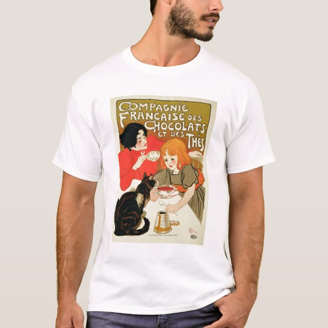 T-shirts Propaganda de poster os Francês Empresa do (Frente)