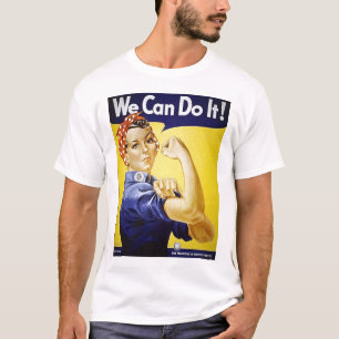 T-shirts Propaganda do WW1 das mulheres