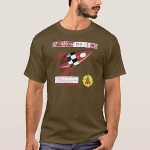 T-shirts Propaganda japonesa de Rocket do brinquedo