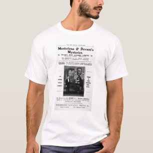 T-shirts Propaganda para mistérios de Maskelyne & de Devan