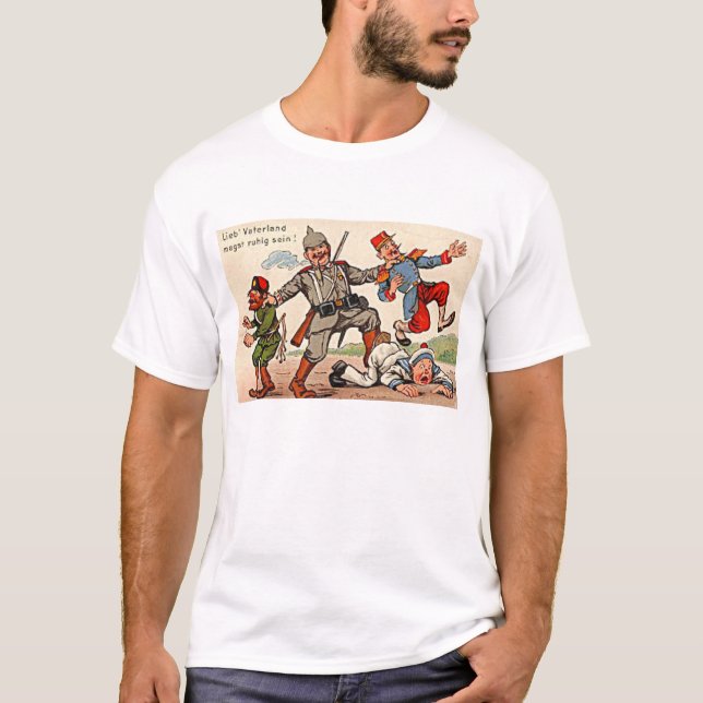 T-shirts Propaganda WW1 alemão - Reenacting (Frente)