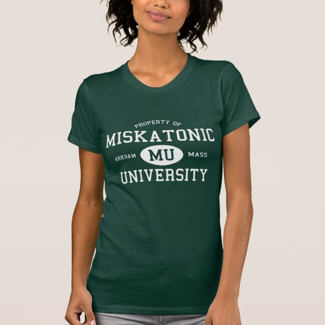 T-shirts Propriedade da universidade de Miskatonic (Frente)