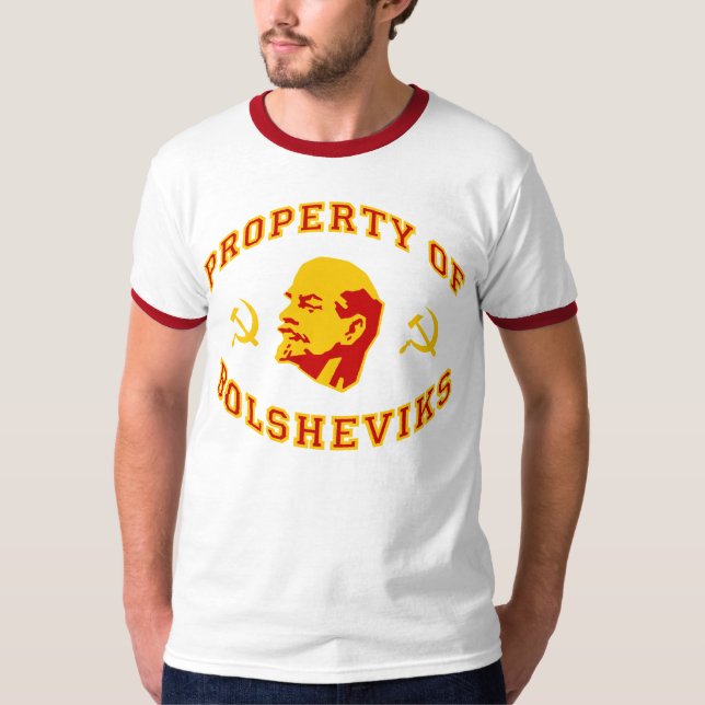 T-shirts Propriedade de Bolsheviks (Frente)