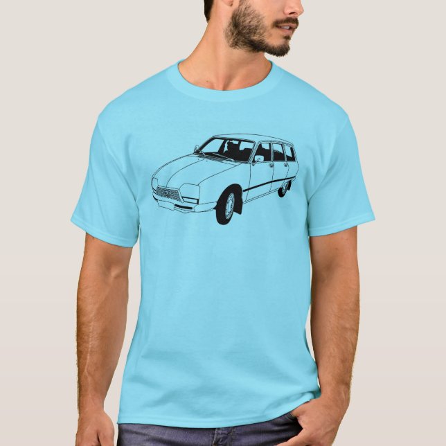 T-shirts Propriedade de Citroen GS (Frente)