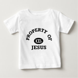 T-shirts Propriedade de Jesus cristão roupa