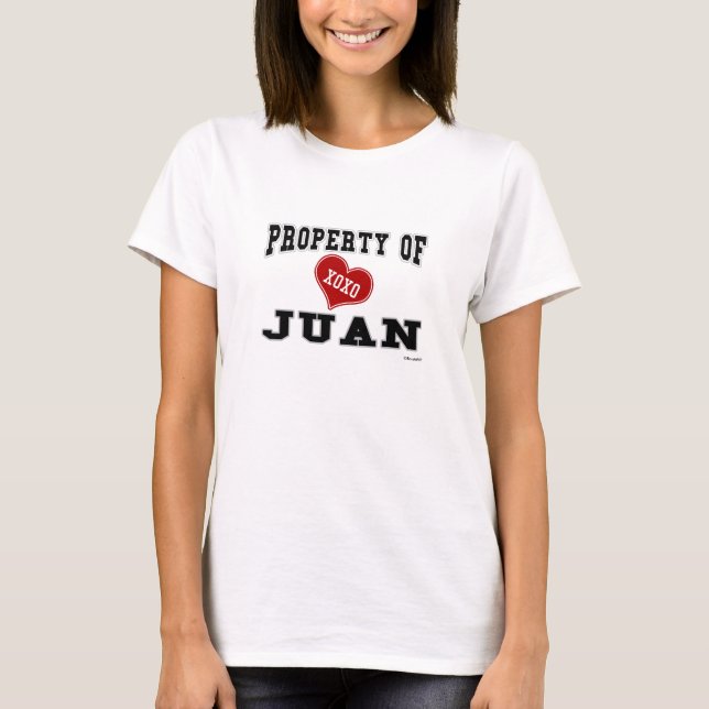 T-shirts Propriedade de Juan (Frente)