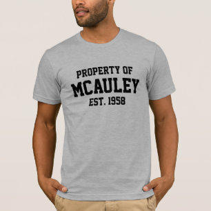 T-shirts Propriedade de McAuley