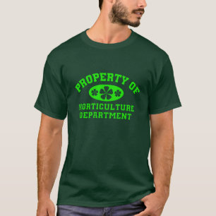 T-shirts Propriedade do departamento da horticultura