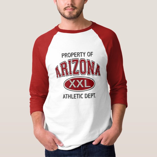T-SHIRTS PROPRIEDADE DO SERVIÇO ATLÉTICO DA ARIZONA (Frente)