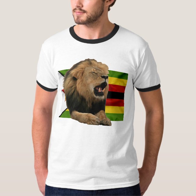 T-shirts Proteja os animais selvagens de Zimbabwe! (Frente)