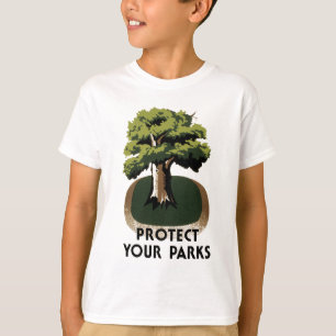 T-shirts Proteja seus parques