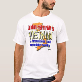 T-shirts Protesto Wall Street do veterinário de Vietnam