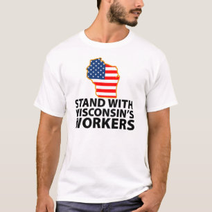 T-shirts Protestos de Wisconsin
