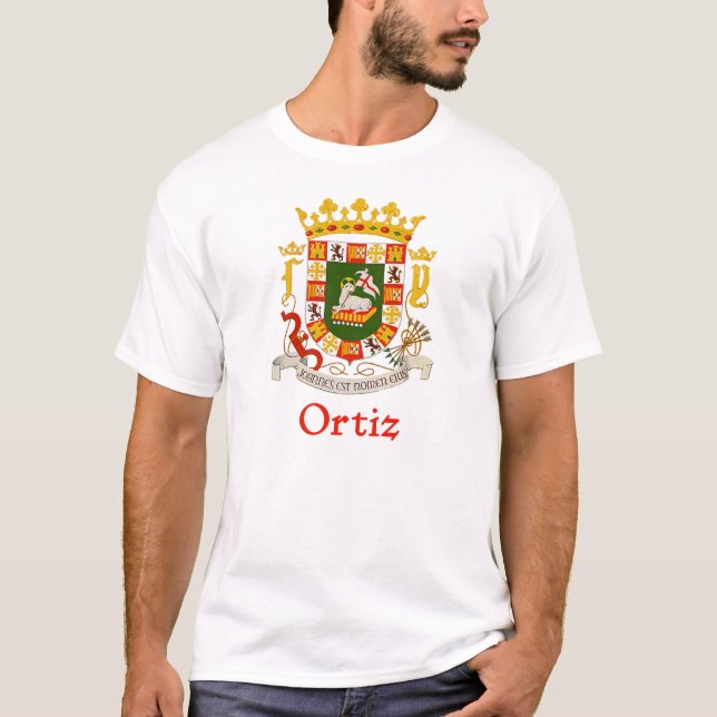 T-shirts Protetor de Ortiz de Puerto Rico (Frente)