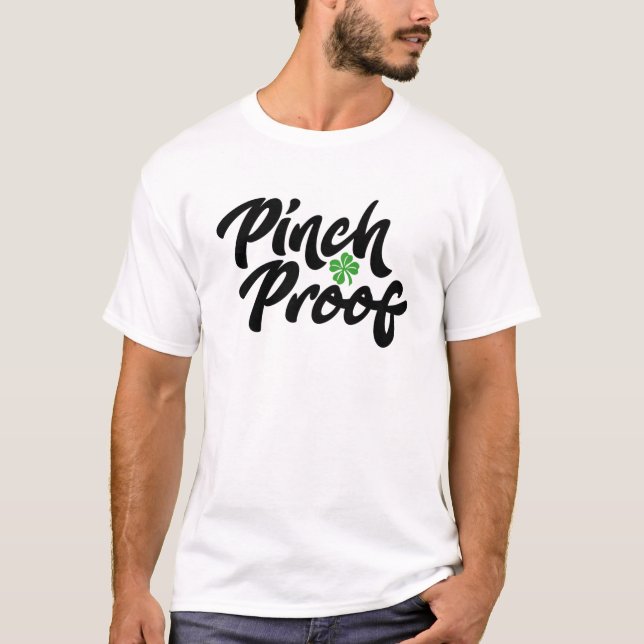 T-shirts Prova de Pinch. Dia do Patrick. (Frente)