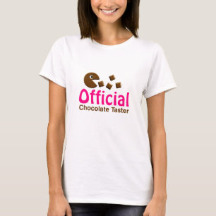T-shirts Provador oficial do chocolate
